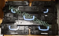 5 Virgin Genuine Empty HP 25X Laser Toner Cartridges  CF325X picture