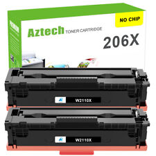2x Toner Compatible With HP 206X W2110X No Chip LaserJet Pro MFP M283fdw M282 picture