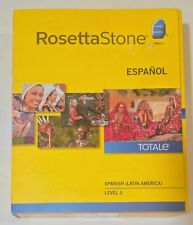 NEW Rosetta Stone Espanol Spanish Latin Factory Sealed Version 4 Level 5 ONLY picture