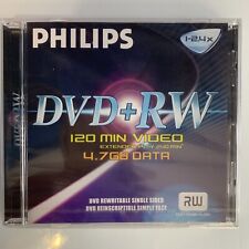 Philips DVD+RW 120 Min 4.7 GB New Sealed picture