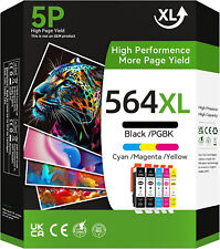 5 Pack HP 564XL New Gen HP Ink Cartridge for Photosmart 7510 7515 7520 7525 6510 picture