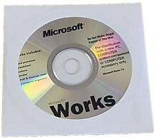 FACTORY SEALED Microsoft Works 7.0 New Old Stock HP Original Include picture