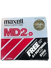 Maxell Mini Floppy Disk MD2-D 11 Pieces picture