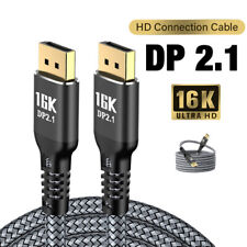 16K Displayport 2.1 Cable 40Gbps HDR/HDCP/DSC 1.2a Dp to Dp Cord Gaming 2M 3M 5M picture