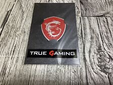 Original MSi True Gaming Series Logo Matal Case Badge Genuine  picture