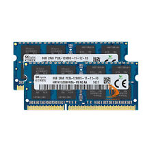 Hynix 16 GB 2X 8GB 2RX8 DDR3L 1600MHz PC3L-12800S SODIMM Laptop RAM 1.35V Memory picture