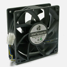 285 CFM 12V 2.5A Ultra High Airflow MINER SERVER FAN 120x38mm 3-Pin PWM Control picture