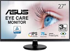 ASUS 27” 1080P Monitor (VA27DQ) - Full HD, IPS, 75Hz, Speakers, Adaptive-sync picture