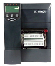 Zebra ZM400 Industrial Shipping Label Printer ZM43N-2501-4000D with Peel Rewind  picture