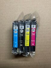 Genuine Epson 702 4-Color DuraBrite Ultra Ink Cartridge WF-3720 (NOT Initial) picture