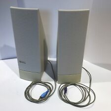 Pair of Infinity AF Ivory Computer Speakers PN36L9126 Vintage PC 3.5mm Connector picture