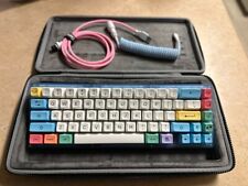 KBD67 Lite R3 Custom Keyboard: Silk Yellows, Durock V2, Lubed, & Thoccy  picture