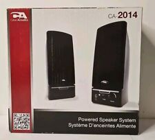 Cyber Acoustics CA-2014rb 2.0 Speaker System - 4 W RMS - Black Z20 picture