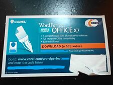 NEW - Corel WordPerfect Office X7 Home & Student Edition - 3 Users 🔥 picture