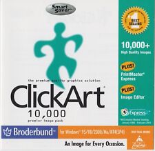 Smart Saver ClickArt 10,000 Broderbund (2001, PC) Click Art Clip Art picture