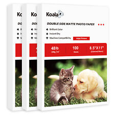 300 Koala Double Sided Matte Photo Paper 8.5x11 48lb 10Mil Inkjet Printer Epson picture