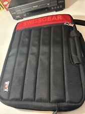 Swiss Gear Wenger Black Padded Laptop Travel Messenger Bag Briefcase Carry On picture