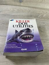 Killer DOS Utilities Paperback Floppy Disc DOS 6 QUE Microsoft Vintage IBM 1993 picture