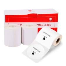 3 Rolls 50×50mm Round White Self-Adhesive Thermal Label for Phomemo M110/M200 picture