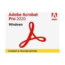 Adobe Acrobat Pro 2020 Student  Teacher Edition for Windows and Mac, DVD picture