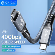 ORICO 40Gbps USB C Cable 1.62tf Gen 2 8K @60Hz 100W Video Cord For Thunderbolt 4 picture