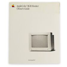 Apple AppleColor RGB Monitor Owner's Guide VTG 1989  picture