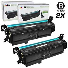 LD Reman Replacement Laser Toner for HP CE264X (HP 646X) HY Black 2 Pack picture