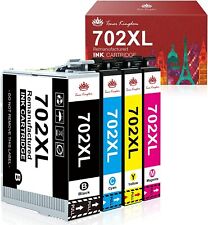 702 XL Ink Cartridges For Epson 702 Workforce Pro WF-3720 WF-3730 WF-3733 lot picture