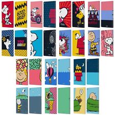 OFFICIAL PEANUTS HALFS AND LAUGHS LEATHER BOOK WALLET CASE COVER FOR AMAZON FIRE picture