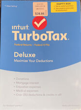 TurboTax 1 User Deluxe Federal Efile for Windows/Mac 2015 picture