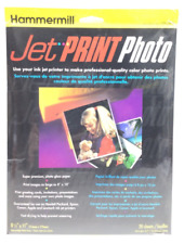 Hammermill Jet Print Photo 20 Sheets Super Premium Gloss Finish 8.5” x 11.5” New picture