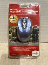 Microsoft Wireless Notebook Optical Mouse 3000 X11-75046-02 Blue New Sealed picture