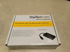 SEALED StarTech 4-Port USB-C to USB-A Hub Black HB30C3A1CFB picture