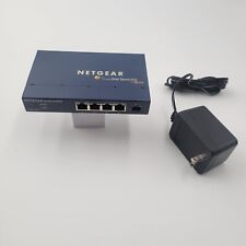 NETGEAR DS104 Dual Speed 4 Port Hub 10/100 Mbps + Adapter picture