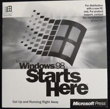Windows 98 Starts Here CD Microsoft Press PC Computer Startup Disk *Untested* picture