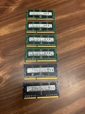 6 STICKS OF PC3L  1280S 8GB LAPTOP MEMORY 3- 2 PIECE SETS SAMSUNG/ SK hynix DDR3 picture