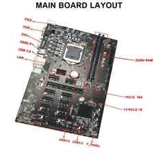 B250 Mining Motherboard 12X PCIE Graphics Card Slot DDR4 SATA3.0 BTC Motherboard picture