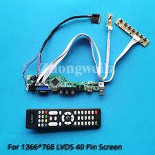 For LP156WH2-TLAC/TLAD LVDS 40-Pin 1366x768 USB AV VGA HDMI Controller Board Kit picture