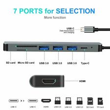 7 in 1 For MacBook Pro/Air  USB C Hub USB3.0 Adapter 4K HDMI Dock SD Card Reader picture