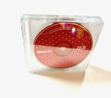 Memorex CD-R 6 Pack COOL COLORS 80Min RED Brand New Open BOX Slimline Jewel Case picture