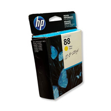 New Sealed In Box Genuine HP 88 Yellow Ink Cartridge - C9388AN#140 picture