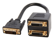 StarTech DVISPL1DD Black 1 ft. DVI-D to 2 x DVI-D Digital Video Splitter Cable picture