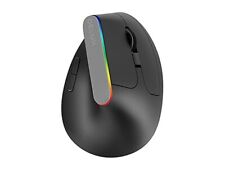 DELUX M618DB Vertical Ergonomic Wireless 3 stage DPI Adjustable RGB Light Mouse picture
