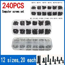 240Pcs Set Laptop Computer Screws Set For HP Dell Lenovo Sony SAMSUNG 12Sizes picture