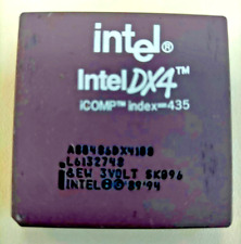 Intel 486 DX4 75MHZ A80486DX4100 Processor Vintage Rare 3Volt picture