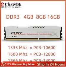 Kingston HyperX FURY DDR3 4GB 8GB 16GB 32 1333 1600 1866 Desktop Memory DIMM picture