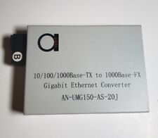 ADnet Single Mode Gigabit Fiber Media Converter  Built-In Fiber Module 20 km picture