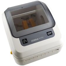 Zebra GK420d Direct Thermal Ethernet USB Label Printer White w/ Power & Cables picture