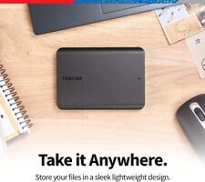 New Toshiba Portable External Hard Drive Canvio Basics USB, Black - 1TB - SEALED picture