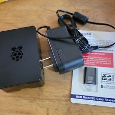 Raspberry Pi 3 Model B v1.2 W/ Canakit Case And Heatsinks Power Supply & Usb picture